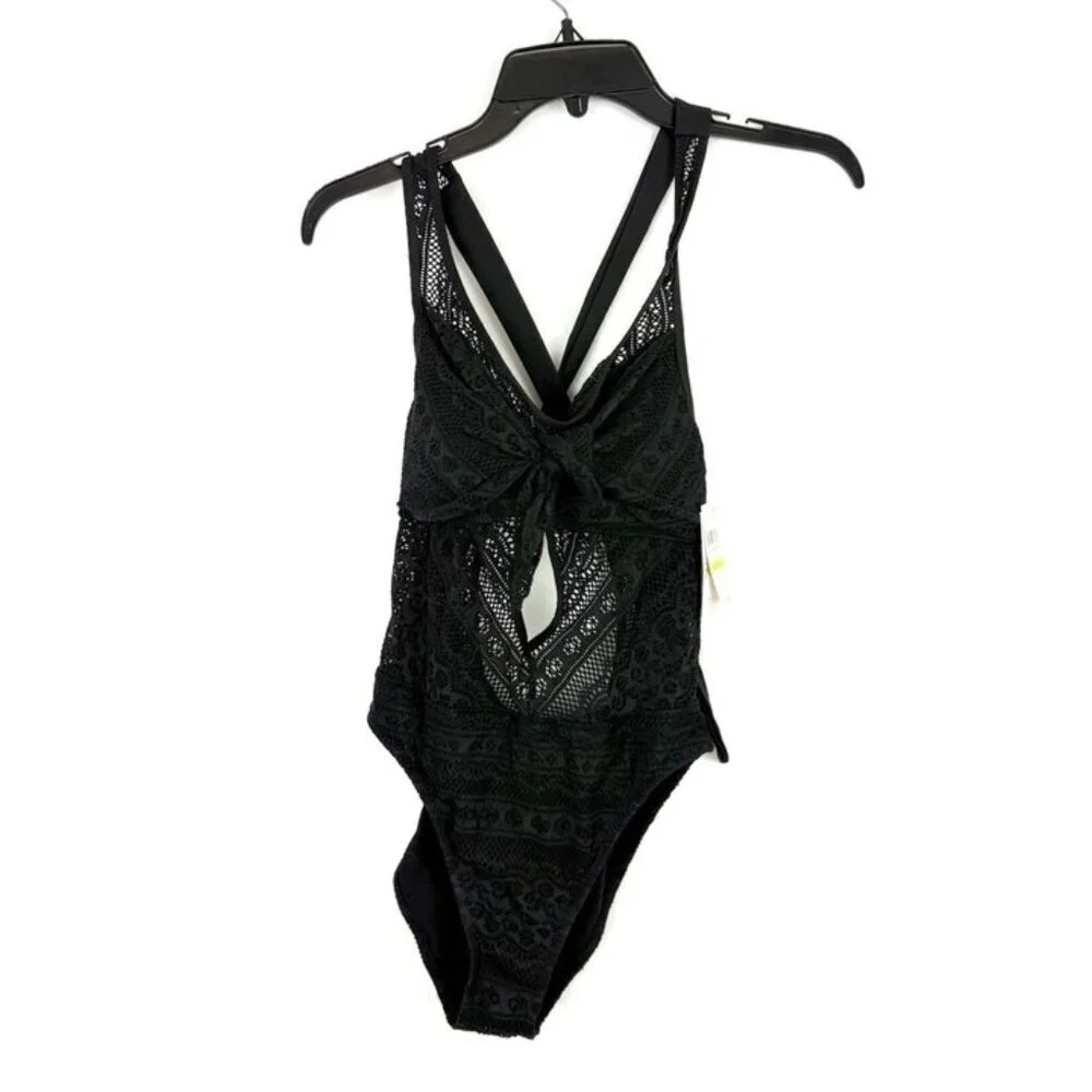 Becca Women’s Black One Piece Swimsuit Size medium